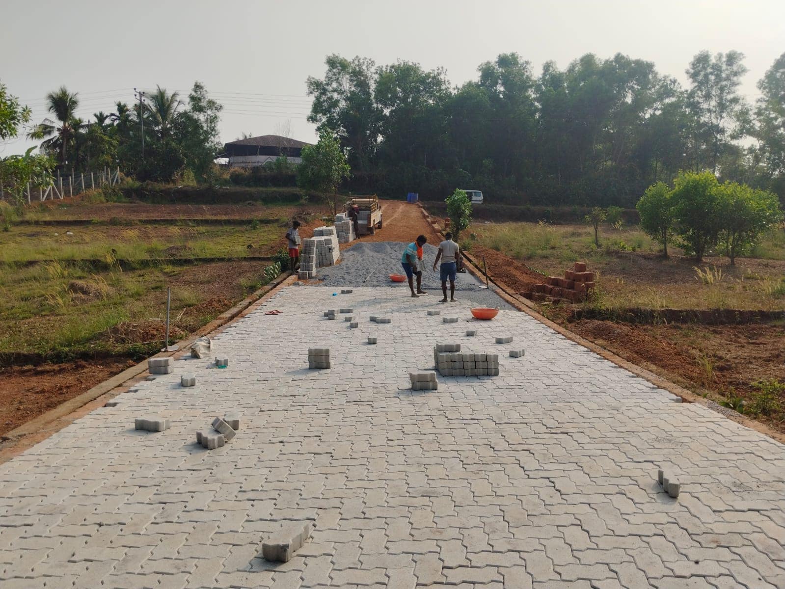 Layout Road Under Construction